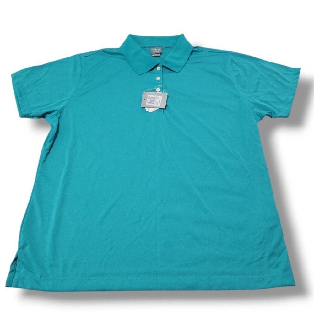 New Page & Tuttle Top Size XXL Womens Polo Shirt Golf Shirt Scotchgard Protector